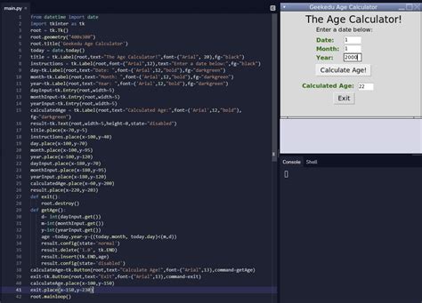 Image result for Create a Python Program to Calculate Next Year's Age