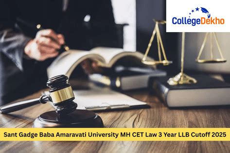 Sant Gadge Baba Amaravati University MH CET Law 3 Year LLB Cutoff 2025 ...
