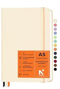NEORAH - A5 Dot Grid PROFESSIONAL Journal -135 Gsm-(210x148 mm ...