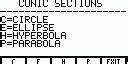 Conic Sections Solver - ticalc.org