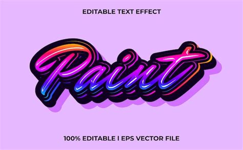 중력 테마로 3d 텍스트 효과를 그립니다. 세련된 텍스트 레터링 타이포그래피 글꼴 스타일 | 프리미엄 벡터