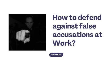 How do you defend against false accusations?: Strategies for Defense ...