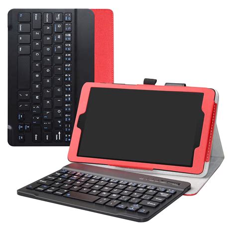 LiuShan for Alcatel Joy Tab Case, Alcatel 3T 8 Keyboard Case,Detachable ...