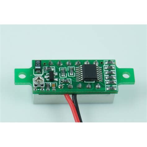 0.72 cm (0.28 inch) 0-100V Three Wire DC Voltmeter Red buy online at ...