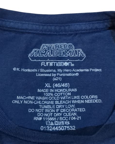 My Hero Academia Funimation Anime Tee - (XL) – The Cold Hills - Vintage ...