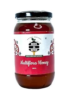 BEES AND BITES Multiflora Honey | 100% Raw & Natural Honey | Unfiltered ...