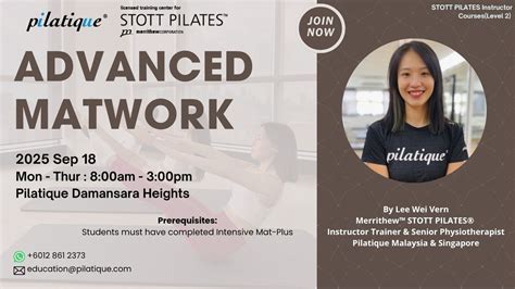 Merrithew™ STOTT PILATES® Advanced Matwork Sep 2025 intake by ...