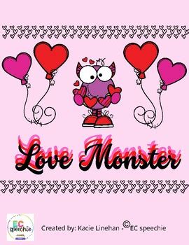 Love Monster (interactive, adapted book) by EC speechie | TPT