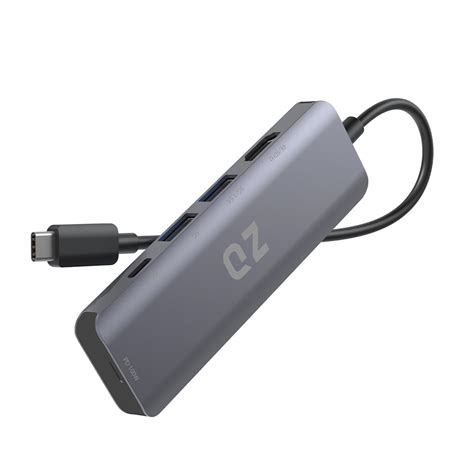 [4K 60Hz, 5 in 1] QZ USB-C Hub with HDMI 4K 60Hz, USB Type-C Dock ...