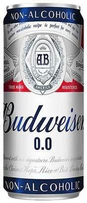 Budweiser Non Alcoholic Beer 330ml CAN (Pack of 12) Can Price in India ...