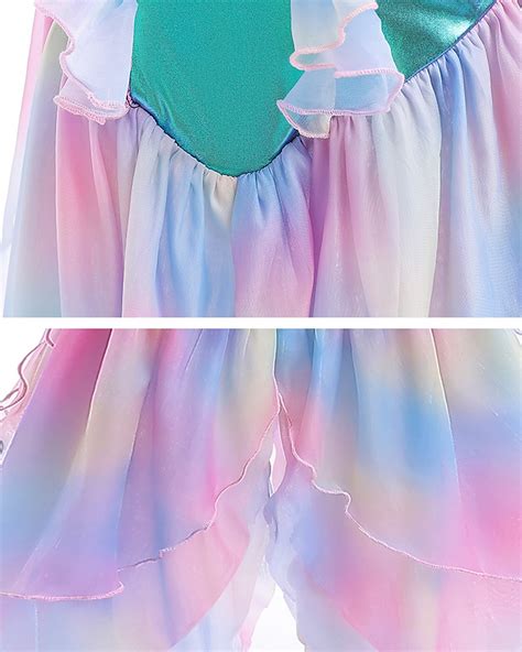 Mermaid Princess Ariel Swimwear 2 Pieces Swimsuits Girls' Kid's ...
