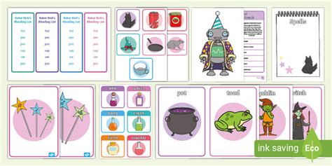 Phonics Level 1 Week 36 Witches and Wizards Weekly Lesson Pack