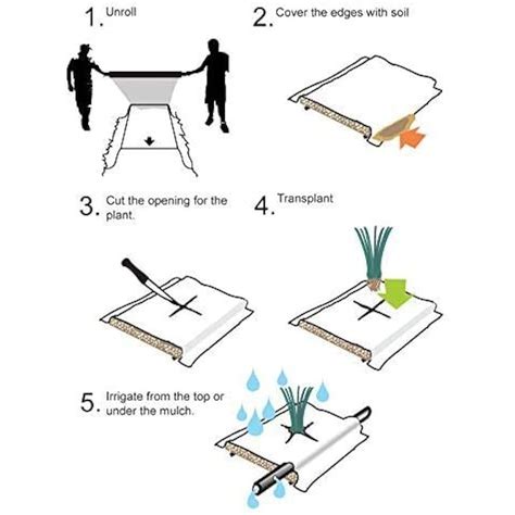 CYBERTECH EcoPlanet Plastic Mulch Film Farming India | Ubuy