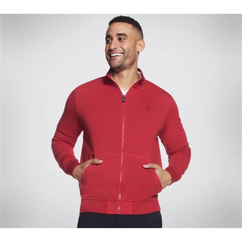 Buy SKECHERS The Hoodless Hoodie Gowalk Ev Jacket Red Online