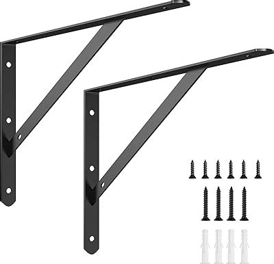 Kersally 6 Inch Shelf Brackets, 2 Pack Heavy Duty L India | Ubuy