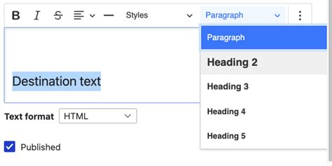 Create Accessible Headings | Stanford Sites User Guide