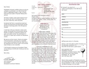 Fillable Online philau 20th Annual Golf Classic - Philadelphia ...