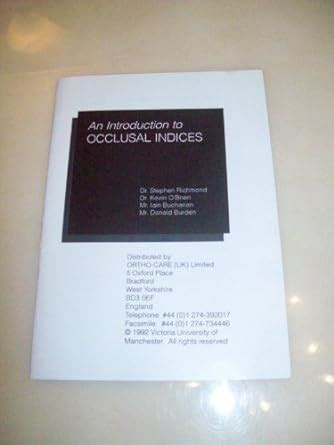 Buy Introduction to Occlusal Indices Book Online at Low Prices in India ...