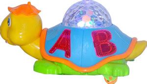 Fun Villa Bump and Go Turtle Toy with 3D Lights, Music and Projection ...