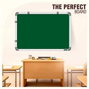 YAJNAS Whiteboard Drywipe 1.5x2 Feet Non Magnetic Double Sided White ...