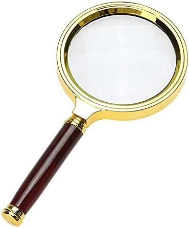 ZIVIK Magnifying Glass with 3 Led Light 3X & 45X Big Size Zoom Lenses ...