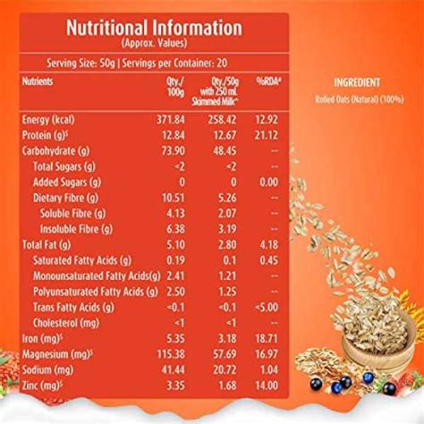 MuscleBlaze Instant Oats, 128 g Protein, 100% Rolled Oats, High in ...