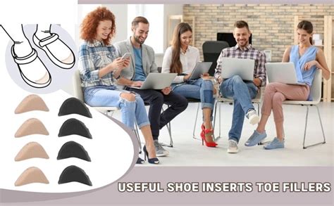 iBuddy Soft Shoe Fillers For Women - 2 Pairs/4 Pcs Shoe Tightener Pads ...