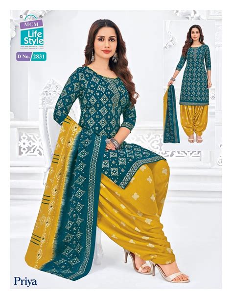 Mcm Priya Vol 28 Pure Cotton Readymade Dress Collection
