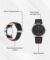 SONATA Poze Men Analog Black Dial Black Strap Analog Watch - For Men ...
