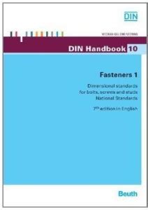 Din Handbook 10: Fasteners 1: Dimensional Standards For Bolts, Screws ...