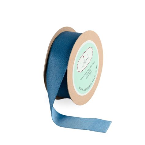 Ribbons | Smoke Blue & French Blue - Reversible Ribbon