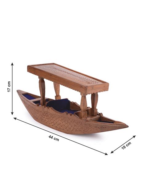 Kashmir Boat Decor - 18 Inches Long | Shop Now