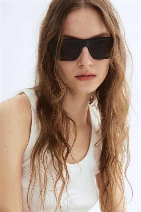 Cat-eye sunglasses - Dark brown - Ladies | H&M IN