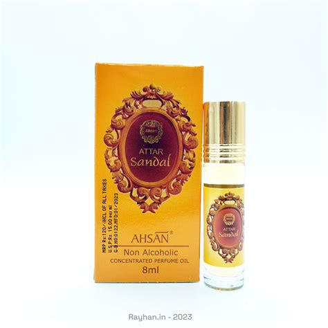 Ahsan Sandal Attar - 8ml Roll On - Concentrated Perfume Oil – Rayhan