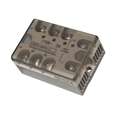 ITSR-60DA 3-Phase Intelligent Solid State Relay 60A - 3-48VDC Input 24 ...