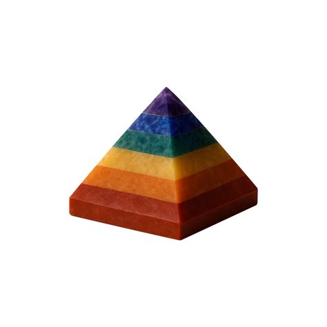 Seven Chakra Crystal Pyramid – Healing Energy, Meditation, Reiki & Vas ...