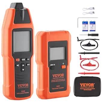 VEVOR Underground Cable Locator, 8 FT Max. Detection Depth, 12 to 600V ...