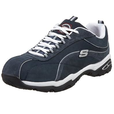 Buy Skechers for Work Women's Meribel Lace-Up Sneaker,Navy/White,5 M US ...