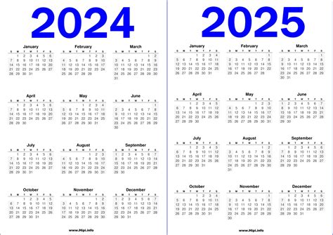 Free Printable Calendar 2024-2025 - 2025 Calendar Printable