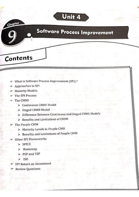 chapter 1 for software engineering - Unit 4 Chapter Software Process ...