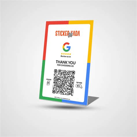 Buy NFC Google Review Stand in India – Sticker Kada