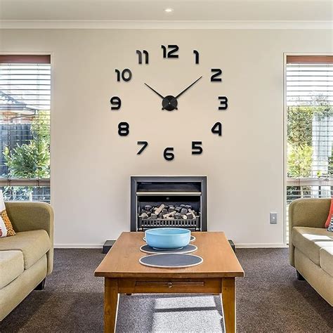 Buy INLERA Acrylic Diy Wall Clock - Frameless 3D-Style Analog ...