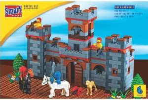 Peacock Castle set with Warriors Smart Block Multicolor set No 2121 Non ...