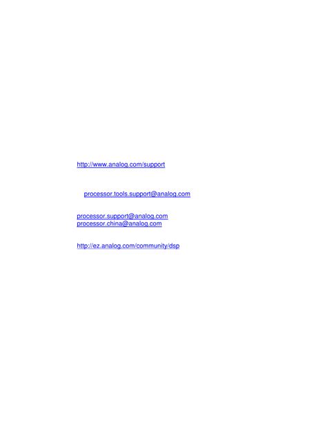 Blackfin® USB-LAN EZ-Extender BSP Release Notes Datasheet by Analog ...