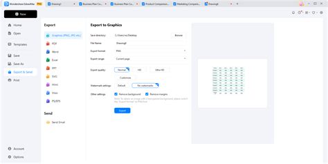 AI Table Chart Maker: EdrawMax