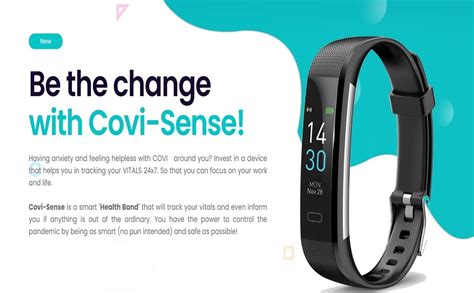 Amazon.in: Buy COVI-SENSE S5 Smart Health Band All in One Blood ...