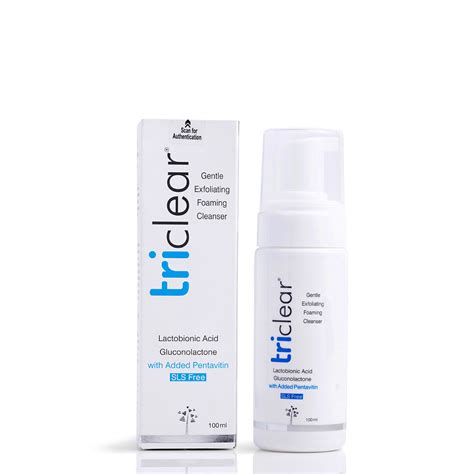 Triclear Gentle Exfoliating Foaming Cleanser by Sarin Skin – Sarinskin