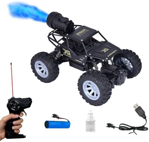 WINNER WINGS Remote Control Monster Truck Car Toy with Lighting Spray ...
