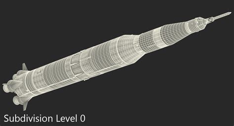 Super Heavy Saturn V Rocket 3D | 3D Molier International