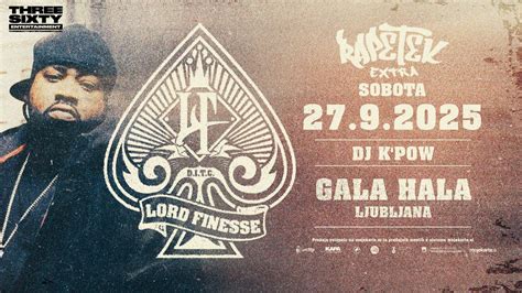 Rapetek Extra: Lord Finesse & Boogie Blind (ZDA), Gala Hala, Ljubljana ...